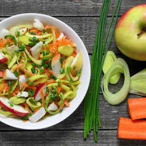 Asian-Style Apple and Sprout Salad