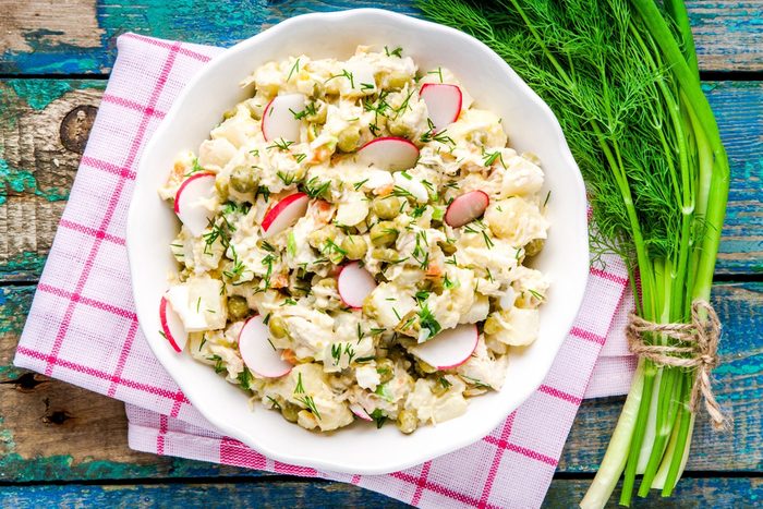 potato horseradish salad | picnic recipes