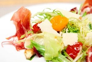 Prosciutto, Pear and Parmesan Salad