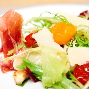 Prosciutto, Pear and Parmesan Salad