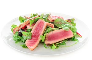 Tuna and Pink Grapefruit Salad
