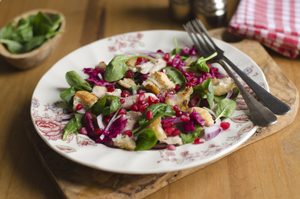 Turkey and Pomegranate Salad