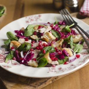 Turkey and Pomegranate Salad