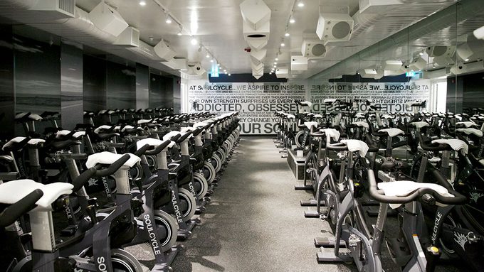 SoulCycle spin bikes
