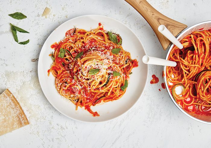eat more veggies | spagetti