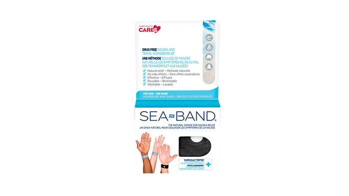 package of anti-nausea wristbands