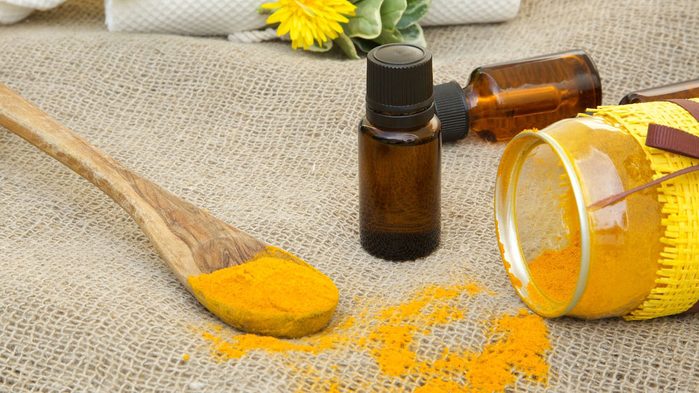tinctures and powdered turmeric