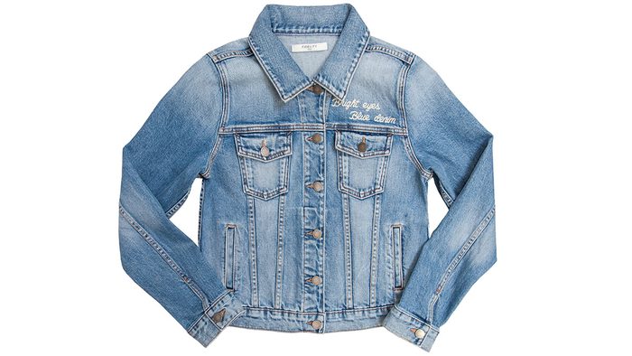 Embroidery fashion jean jacket