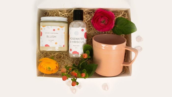 Sentimental Mother's Day Gifts: a personalized beauty box