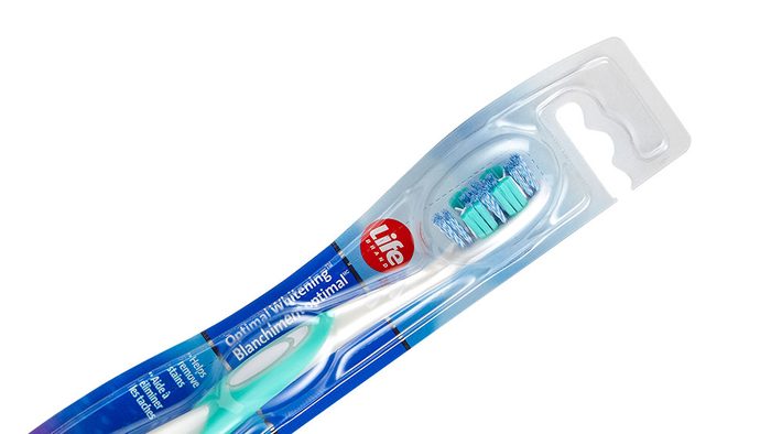 Life Brand toothbrush in package