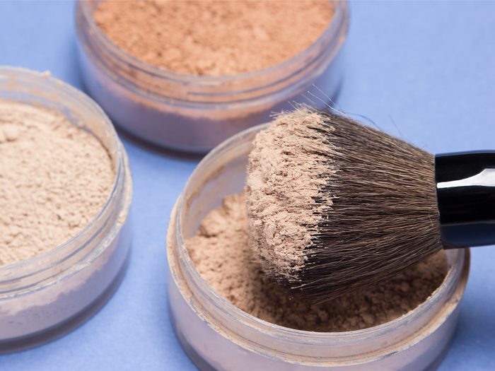 Finishing with powder is a makeup mistake that can age your face