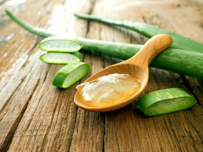 Aloe is one of the surprising home remedies for acne