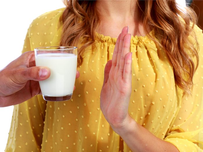 If you're lactose intolerant, you're probably not getting enough calcium