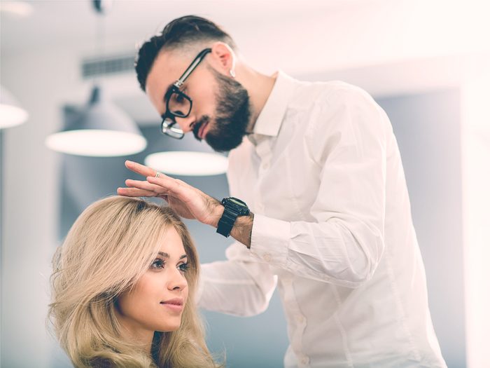 Hair stylist secret: don’t ask a stylist to squeeze you in