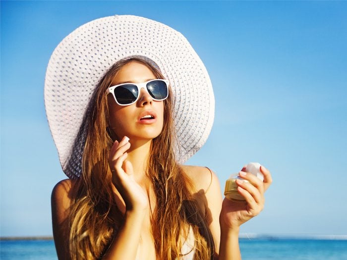 Only protecting your face is a sunscreen skin care myth