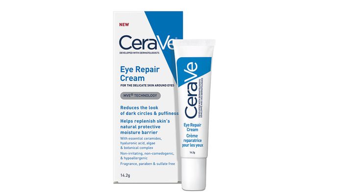 Skin Savers eye repair, box and bottle image of the eye cream