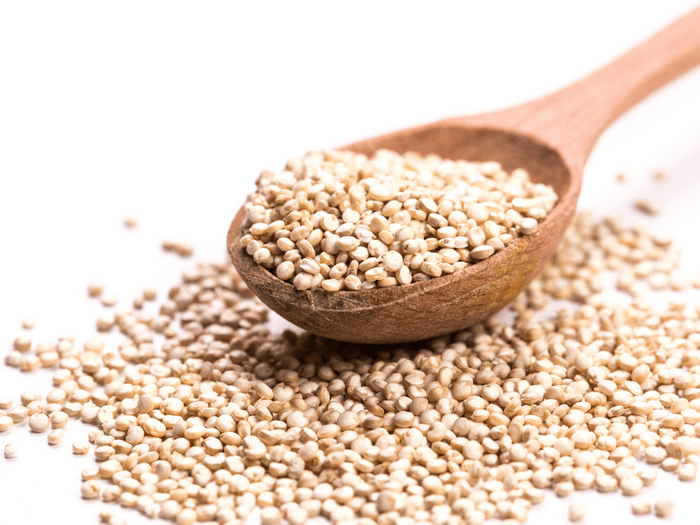 Healthy “Reese’s” quinoa crispy treats