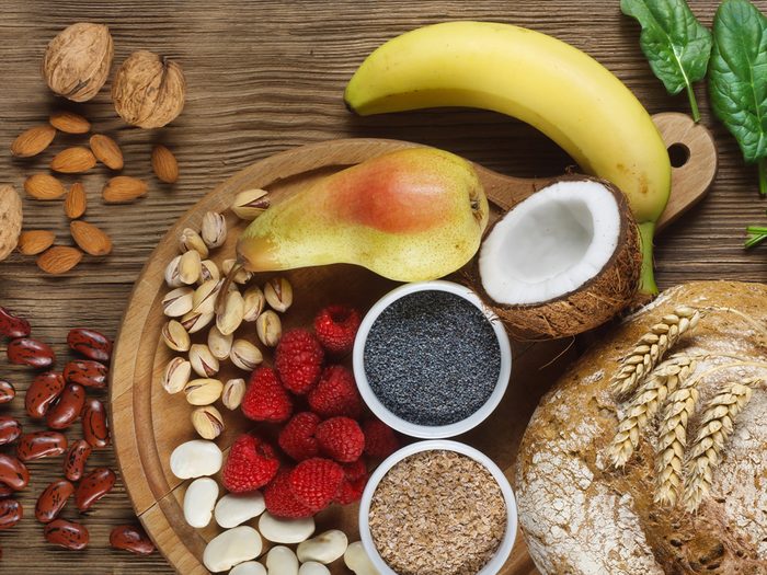 Filling up on fibre can help reduce bloating