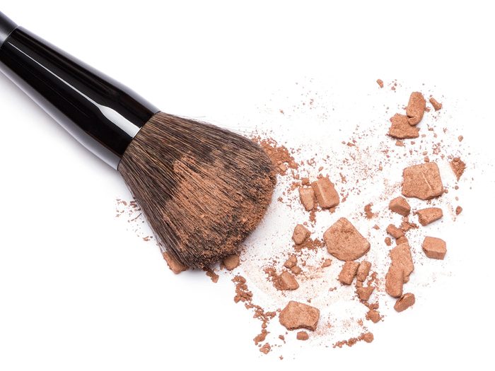 Dipping into bronzer will help you look less tired