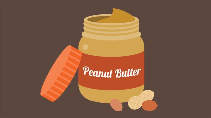 Hiccups, peanut butter