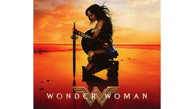 Wonder Woman as fitspo, cover of the Wonder Woman soundrack