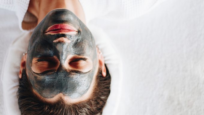 activated charcoal for skin and hair face mask spa