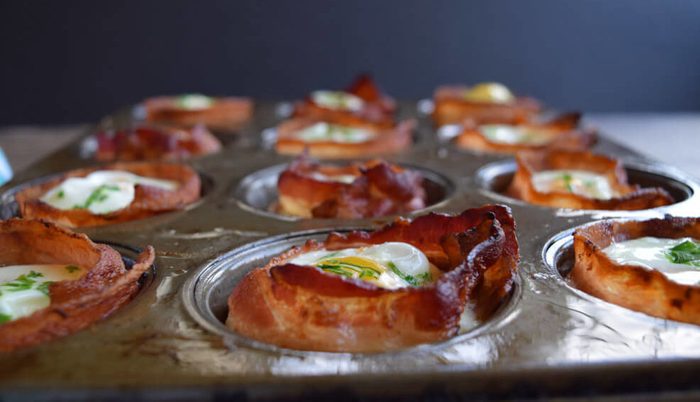 quick and easy breakfast ideas | healthy breakfast | bacon egg cups