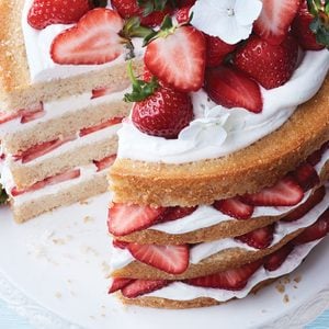 Mile-High Strawberry Shortcake