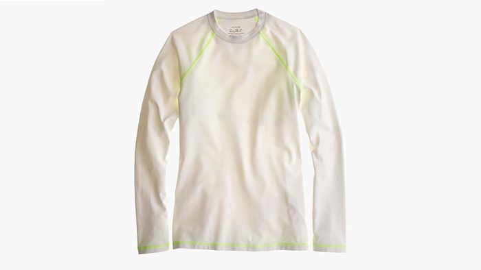 summer layering UPF, a sun protected crew neck top