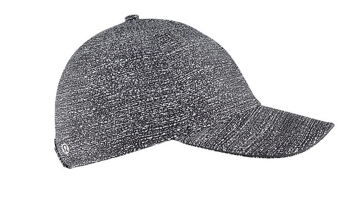 summer layering baseball hat, fashionable heather grey running hat