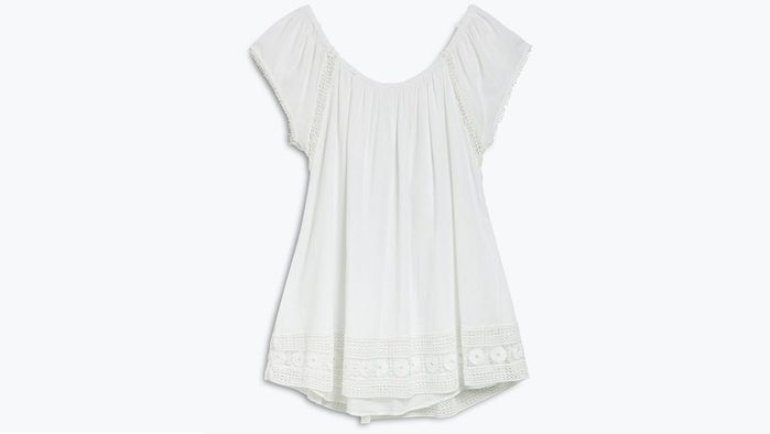 summer layering white dress, a flirty, baby doll eyelet dress