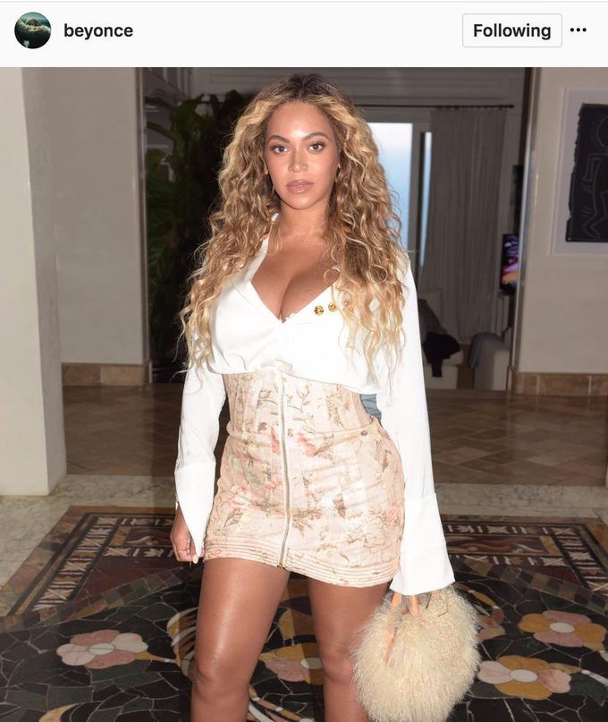 Beyonce post pregnancy, her first instagram post since the twins
