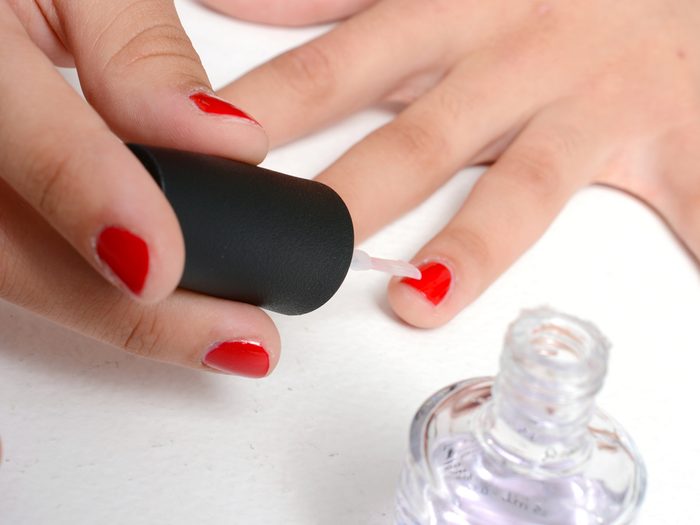 Apply topcoat every two days to make your manicure last longer