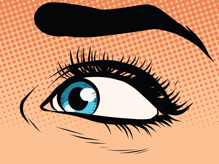 Dry eyes are a sign of perimenopause