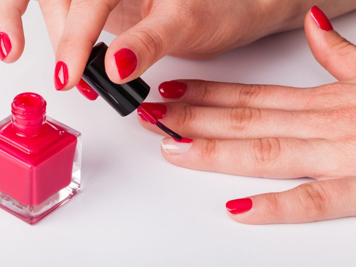 Seal the nail edge with polish to make your manicure last longer