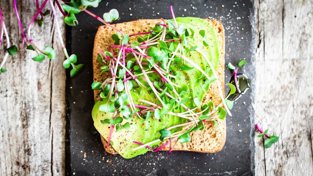 plant-based snacks | nutrient deficient potassium, avocado toast