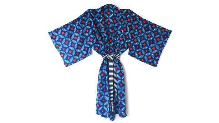 summer blue trends, kate austin kimono