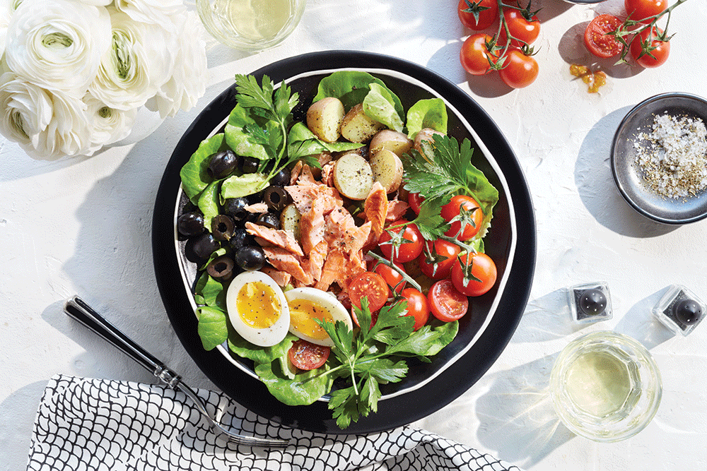 Salade Niçoise With Hot-Smoked Trout  