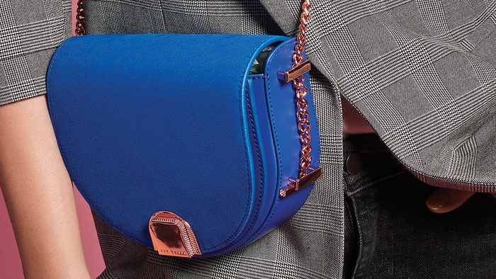 Fall Fashion Trends, vibrant blue bag
