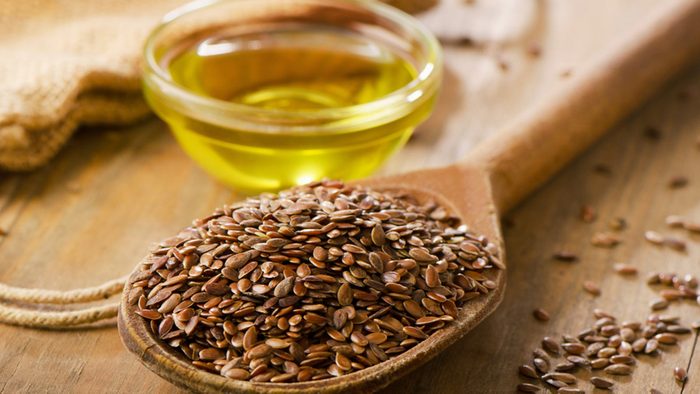 Relieve carpal tunnel, flaxseed oil