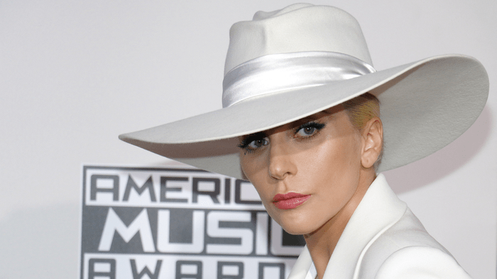 celebrities and weed, Lady Gaga on an AMA red carpet