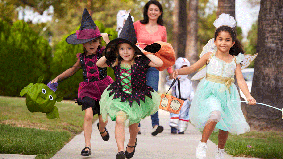 Halloween Diet Tricks, turn trick or treating into a workout