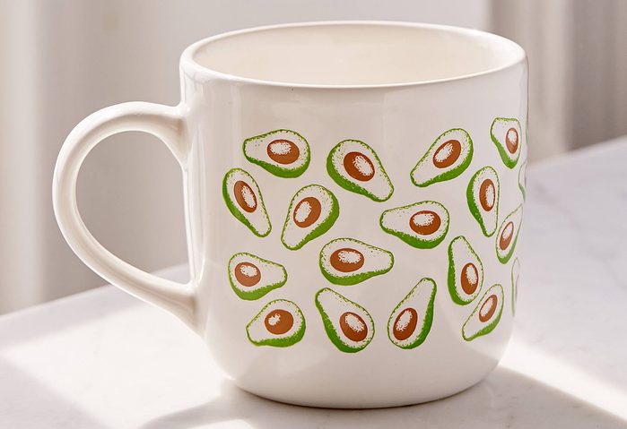 foodie gift ideas avocado mug urban outfitters