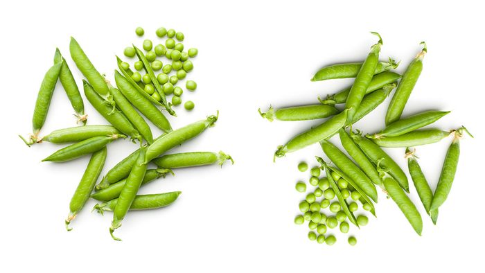 healthiest vegetables peas