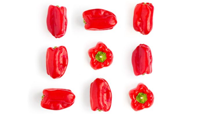 healthiest vegetables red bell peppers