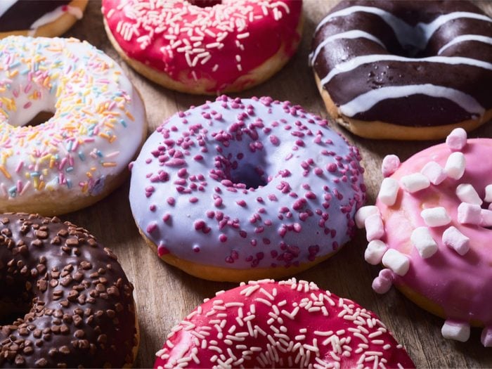 Nutrition Trends, donuts and sugar intake