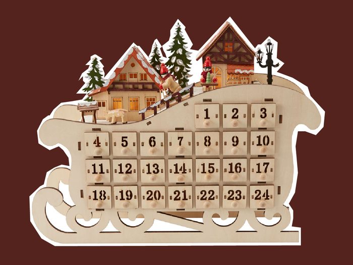 advent calendars 2017 Indigo sleigh