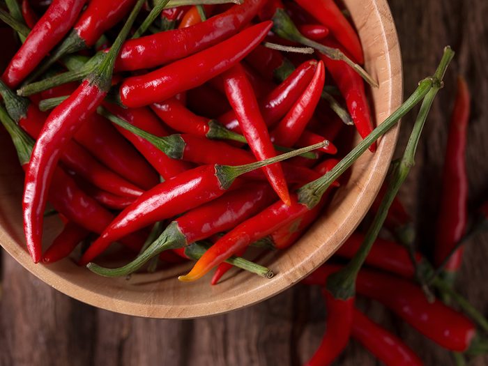 fat burning foods chili peppers