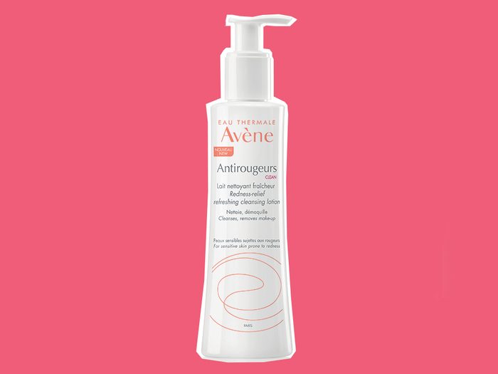 products for redness avene antirougeur clean lait cleanser