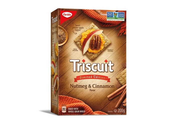 holiday foods Triscuit nutmeg and cinnamon crackers